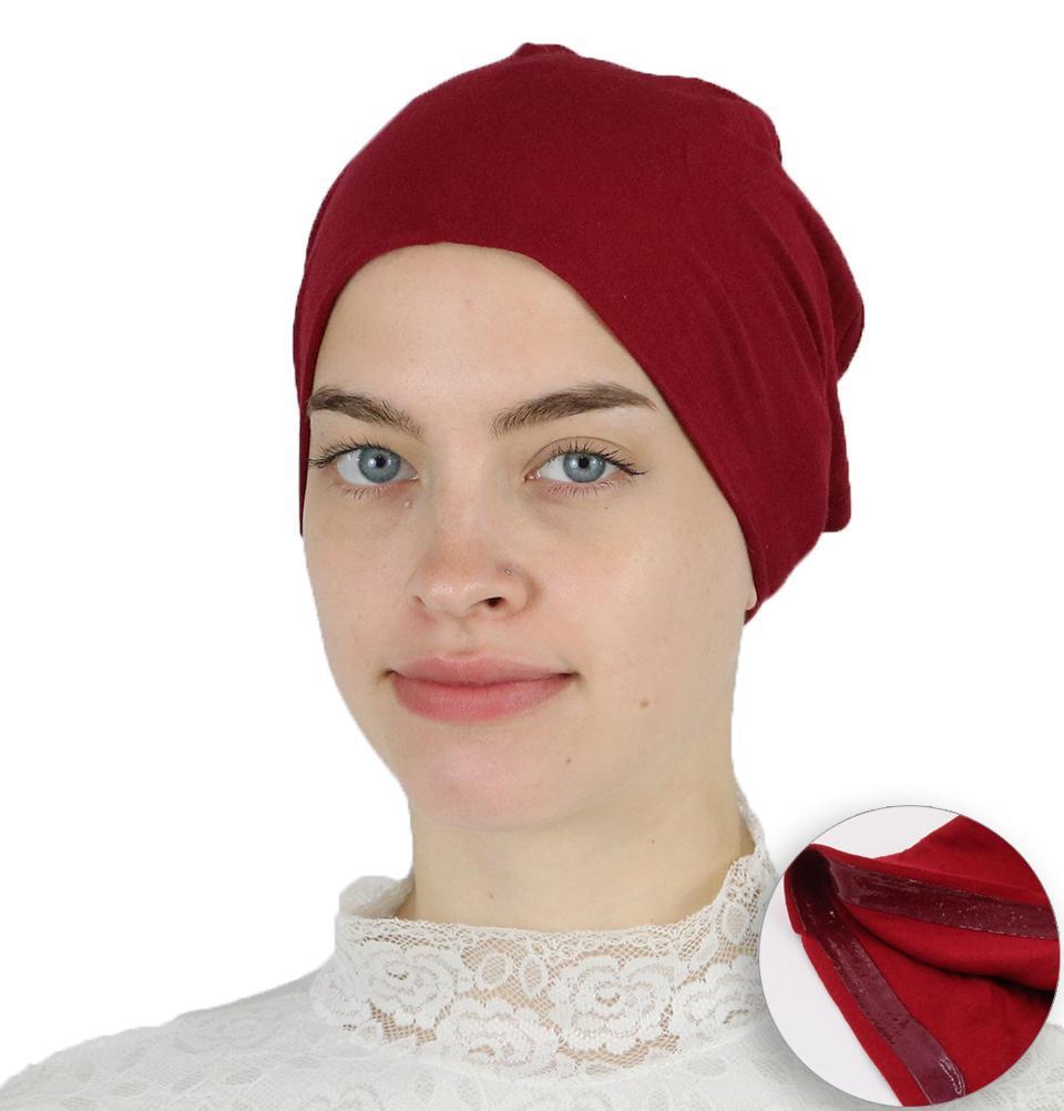 Modefa Underscarf Red Modefa Non-Slip Cotton Bonnet - Red