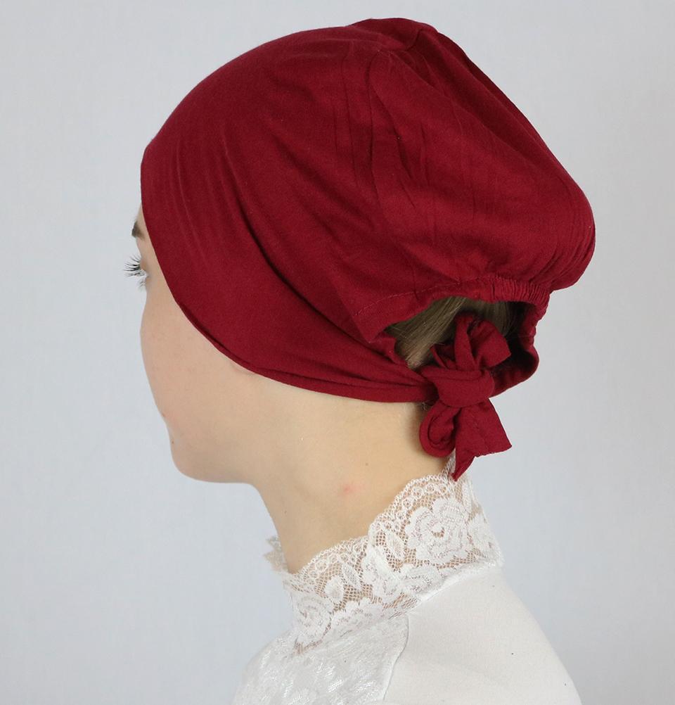 Modefa Underscarf Red Modefa Non-Slip Cotton Bonnet - Red