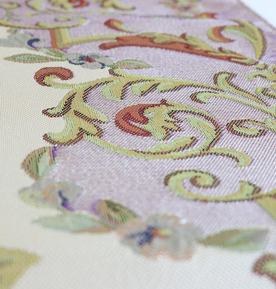 Luxury Thin Embroidered Floral Lavanta Prayer Mat Gift Box - Pink