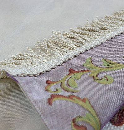 Luxury Thin Embroidered Floral Lavanta Prayer Mat Gift Box - Pink