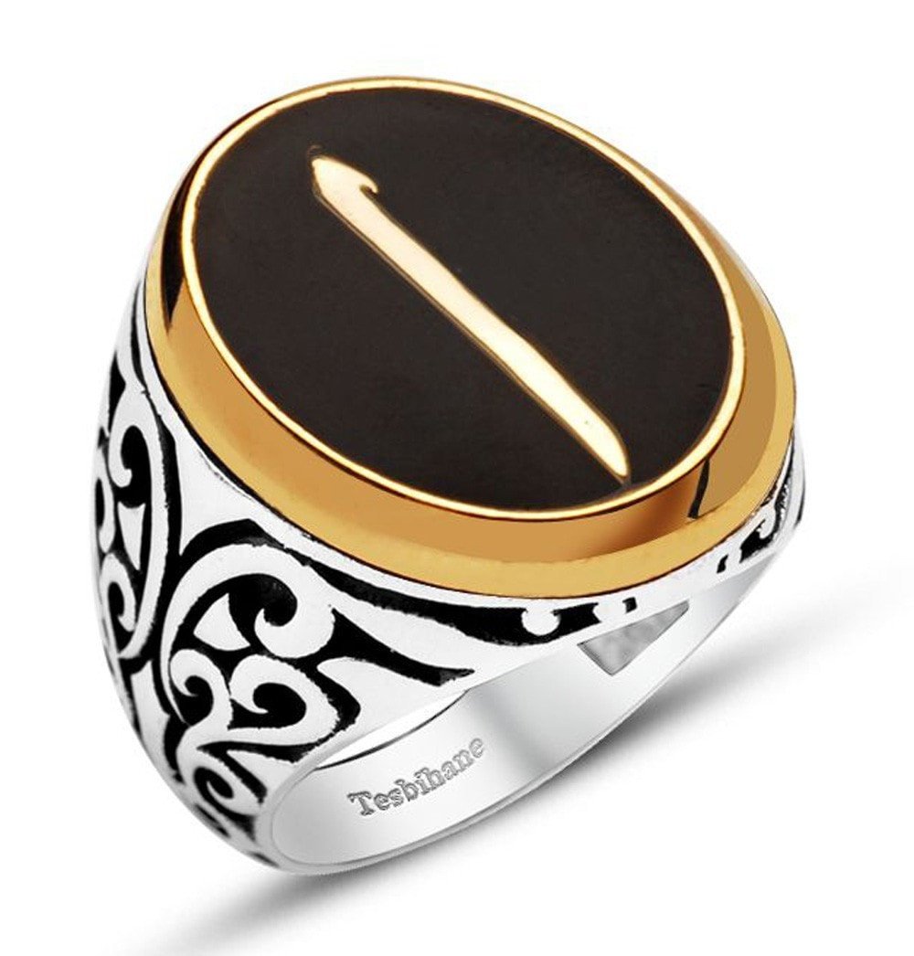 Men's Silver Islamic Ring Elif