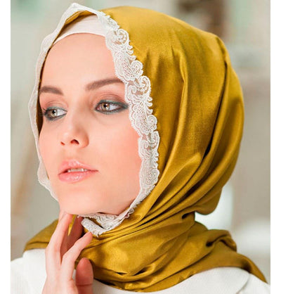 Neva Style scarf Neva Style Satin Lace Shawl 1319 - Modefa 