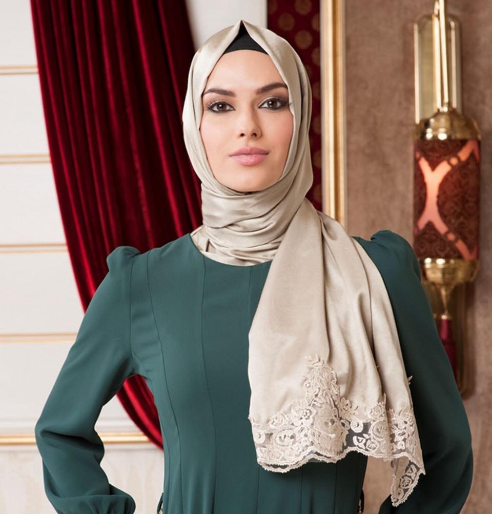 Neva Style scarf Neva Style Satin Lace Shawl 1240 - Modefa 