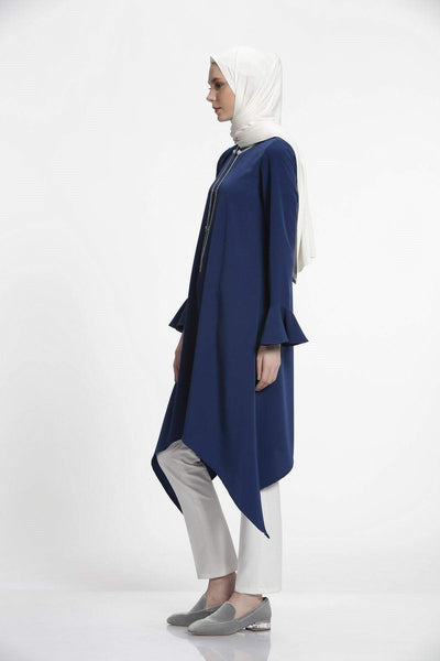 Nihan Modest Tunic J3019 Navy Blue