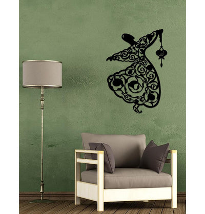 Pirudem Islamic Decor Islamic Wall Art Metalwork - Whirling Dervish - Modefa 