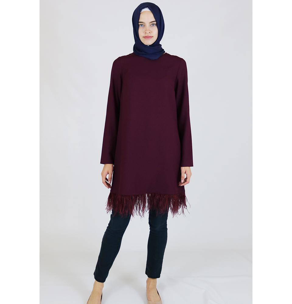 Puane Modest Tunic 7010 Burgundy