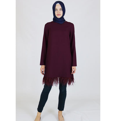 Puane Modest Tunic 7010 Burgundy