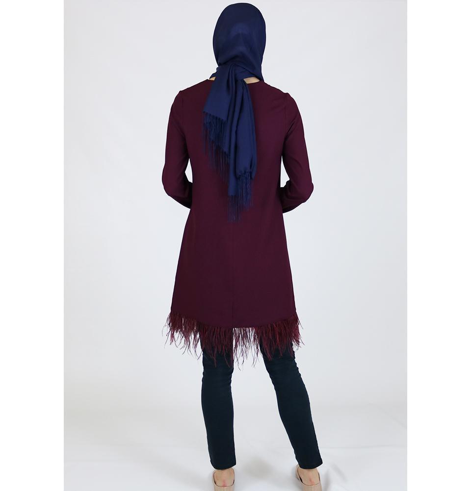 Puane Modest Tunic 7010 Burgundy