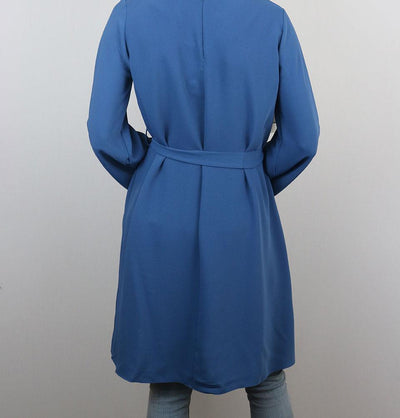 Puane Modest Embellished Tunic 10086 Blue