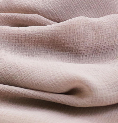 Textured Micro Chiffon Hijab Shawl Blush