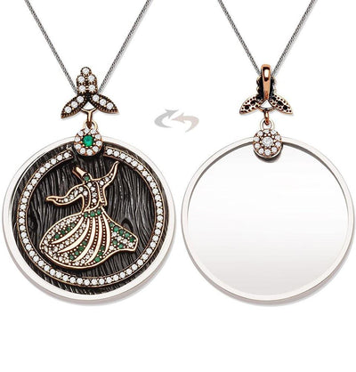 Tesbihane wholesale Women's Islamic Necklace Whirling Dervish - Modefa 