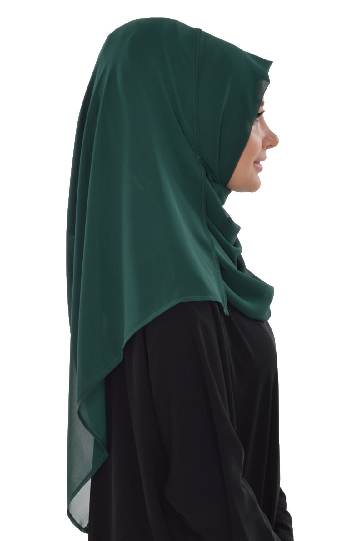 TesetturVeModa Amirah hijab Practical Instant Chiffon Hijab Shawl Green - Modefa 