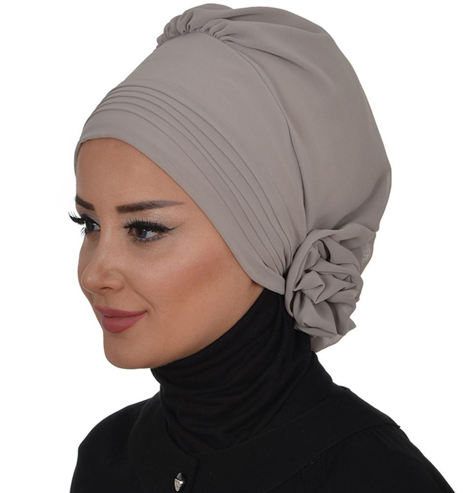 Instant Chiffon Turban Hijab Mink