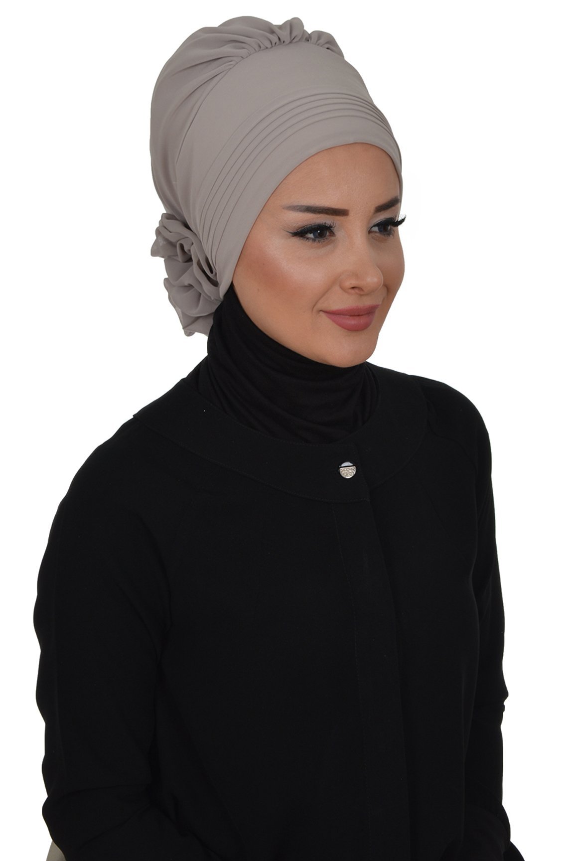 Instant Chiffon Turban Hijab Mink