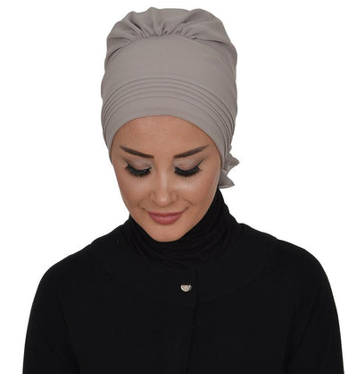 Instant Chiffon Turban Hijab Mink