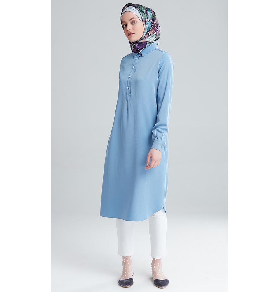 Tugba Modest Tunic M6642 Blue