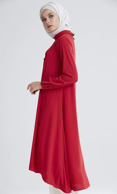 Tugba Modest Tunic M5165 Red