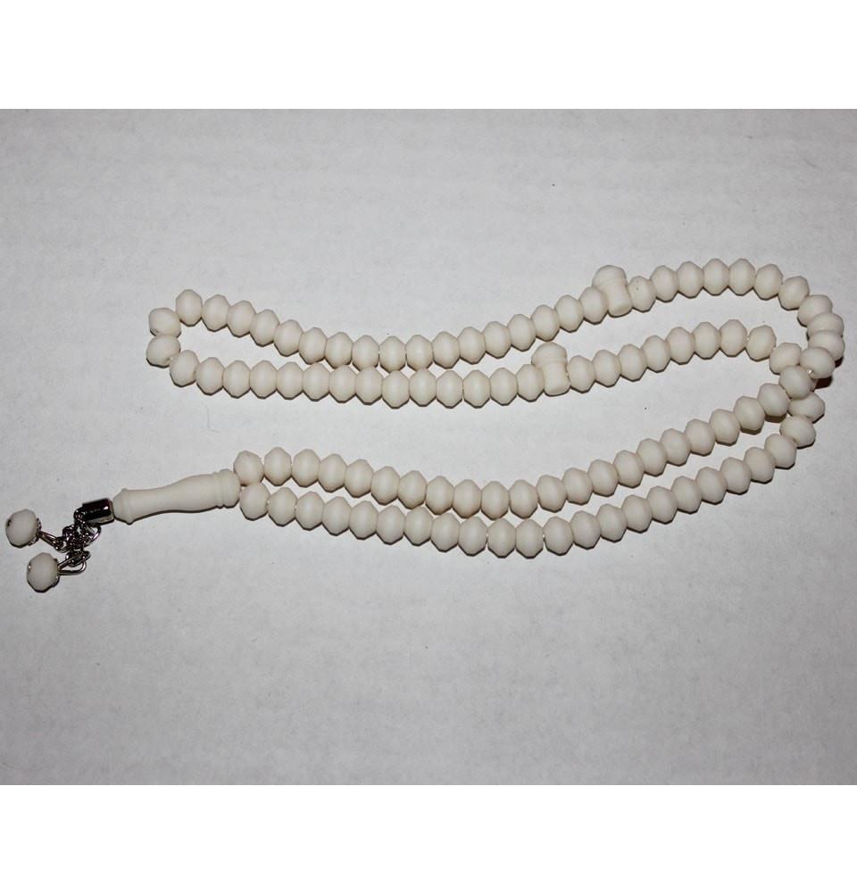 Yalcin Beads Rose Scented Tesbih Acrylic Prayer Beads Creme - Modefa 