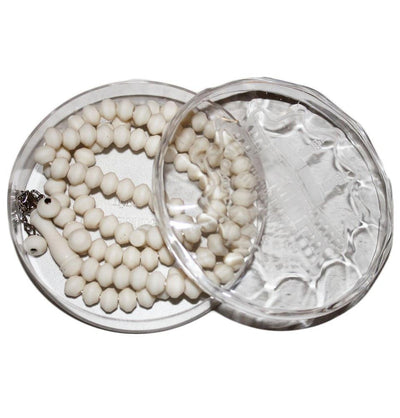 Yalcin Beads Rose Scented Tesbih Acrylic Prayer Beads Creme - Modefa 