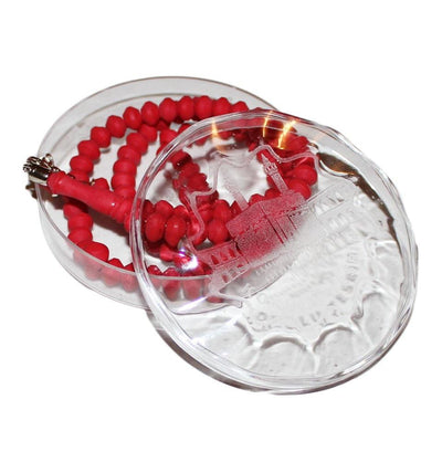 Yalcin Beads Rose Scented Tesbih Acrylic Prayer Beads Red - Modefa 